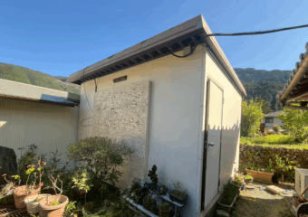 プレハブ小屋解体工事
