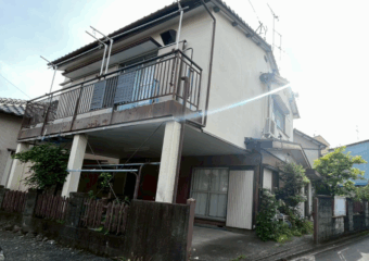 木造二階建て住居解体工事