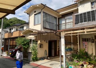 木造二階建て住居解体工事