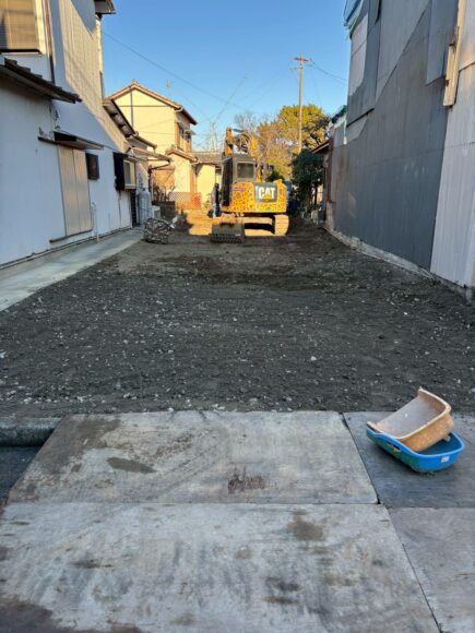 木造二階建て住居解体工事