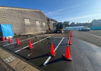 木造事務所解体と外構解体工事