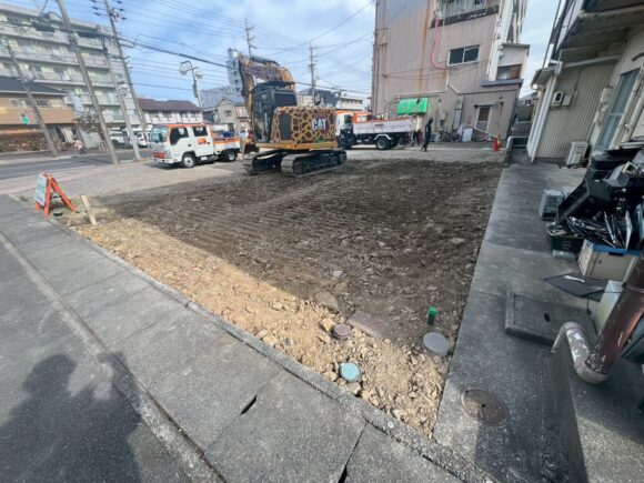 木造二階建て住居解体工事