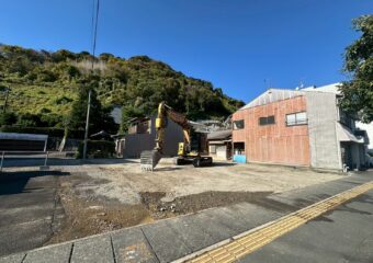 鉄骨造三階建て事務所解体工事