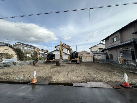 木造二階建て住居解体工事