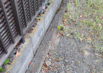 隣地との境界ブロック塀・基礎の解体｜安全第一で無事完工！
