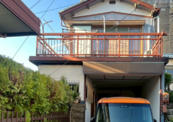 鉄骨木造2階建住居解体工事
